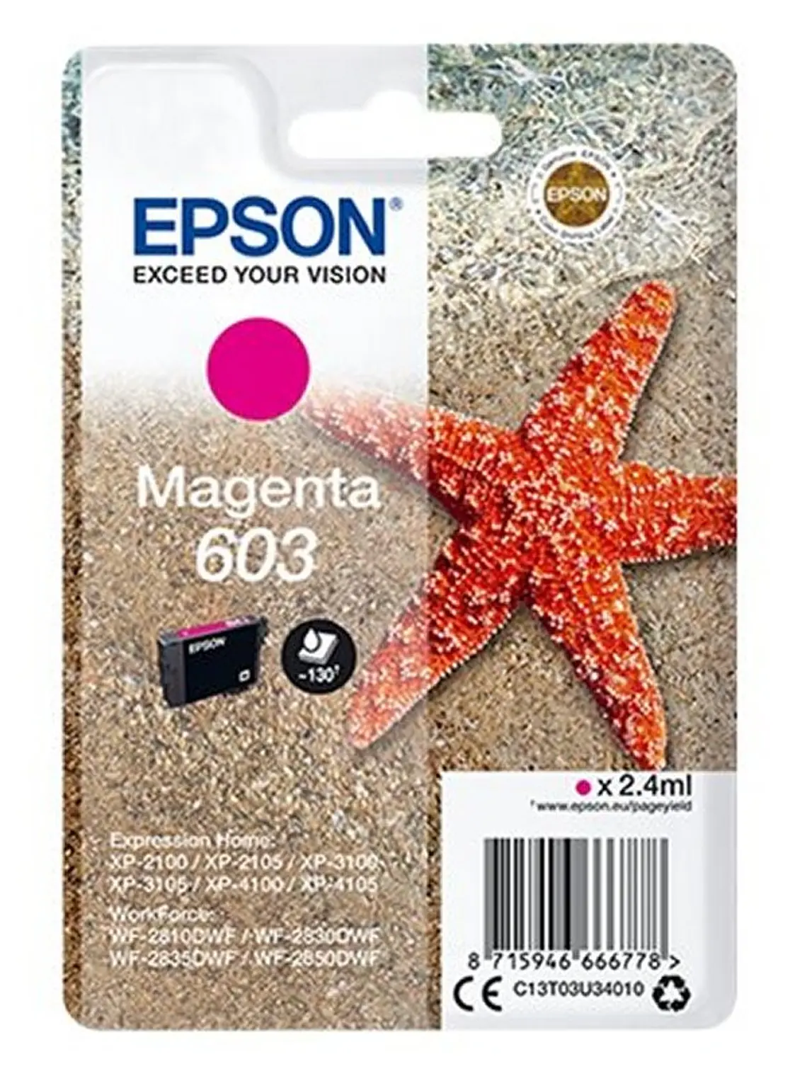 Epson Cartucho 603 Magenta 1
