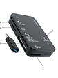 Coolbox Lector CRE4 DNIE/TARJETAS EXT.+ ADAP.USB-C - Miniatura 1