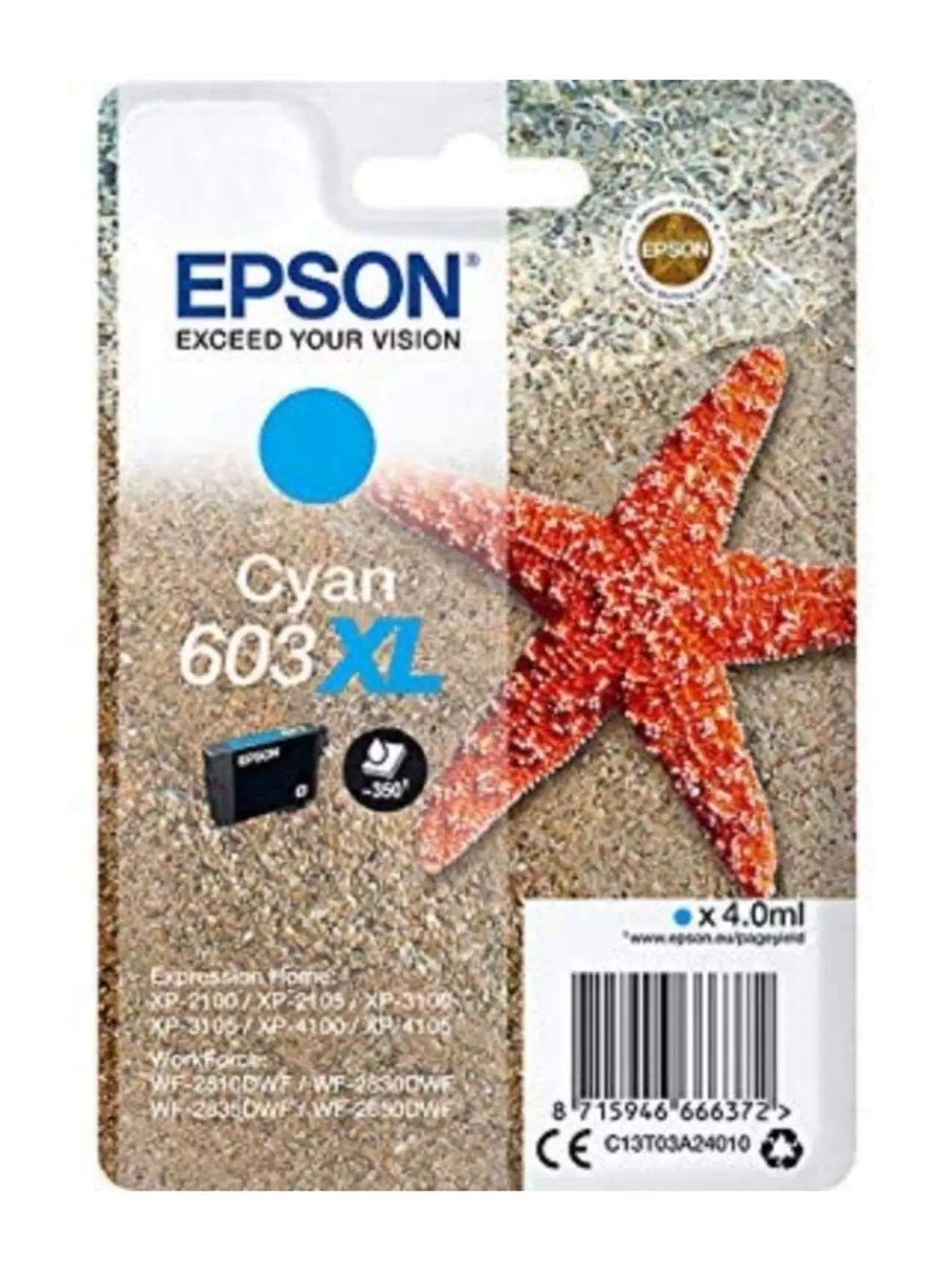 Epson Cartucho 603XL Cyan 1