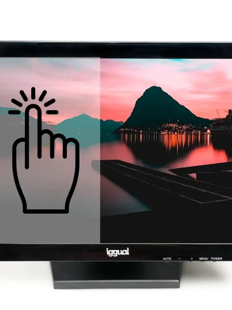 iggual Monitor táctil resistivo 15