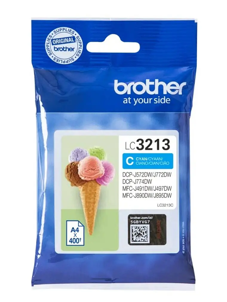 Brother Cartucho LC3213C Cyan 1