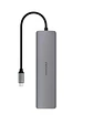 Nanocable Hub 8en1 USB-A+USB-C+HDMI+USB-C PD+Jack - Miniatura 2