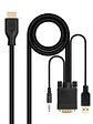 Nanocable Conversor VGA+Audio a HDMI M-M 1,8 m - Miniatura 1