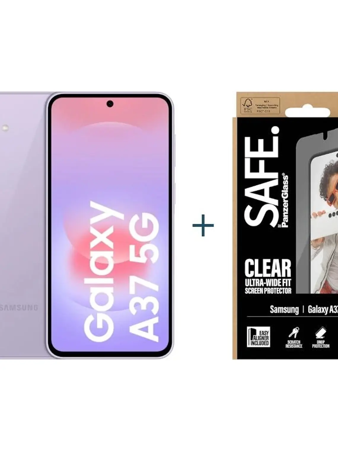 Samsung Galaxy A37 5G 256Gb 8Gb Violet+ Prote Safe 1