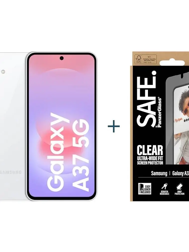 Samsung Galaxy A37 5G 256Gb 8Gb White+ Protec Safe 1
