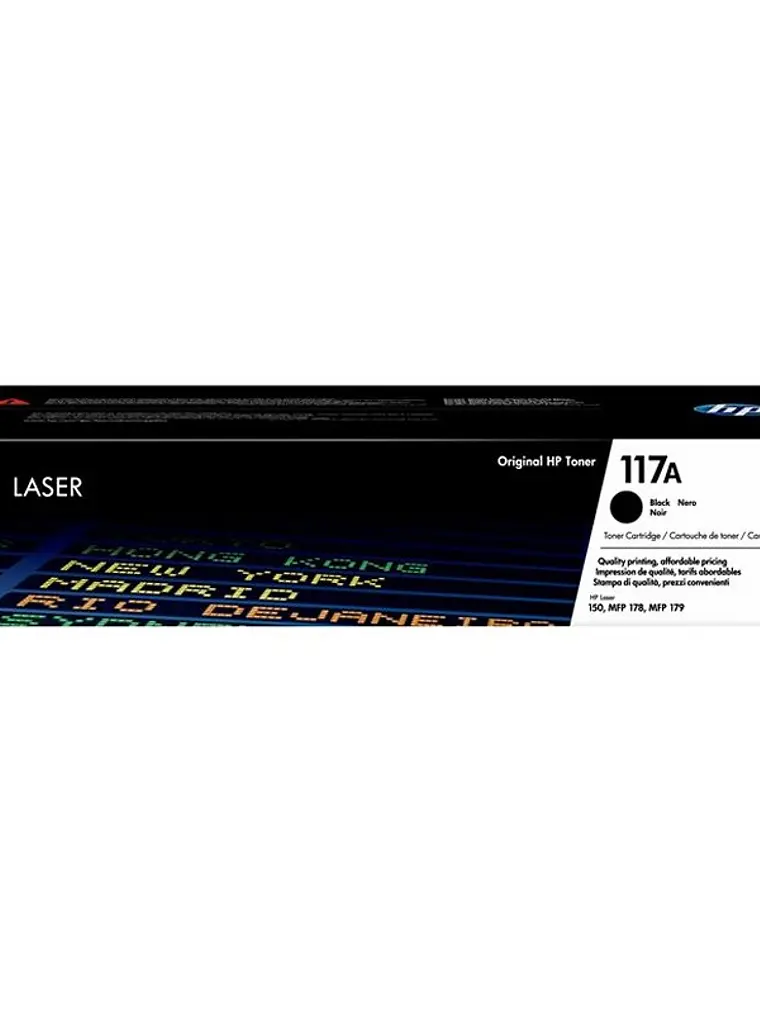 HP Tóner 117A Negro 1