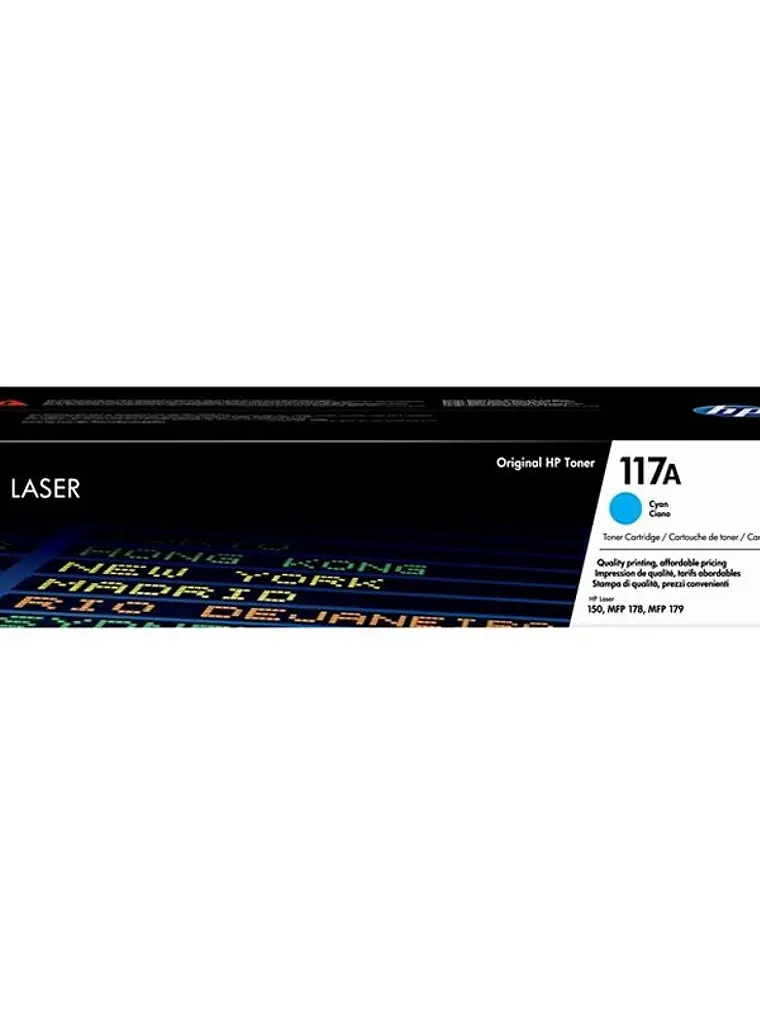 HP Tóner 117A Cyan 1