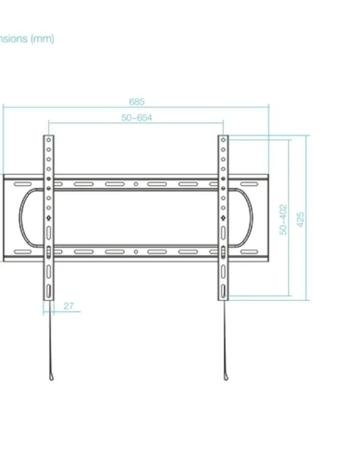 Tooq LP1084F-B Soporte Fijo 32