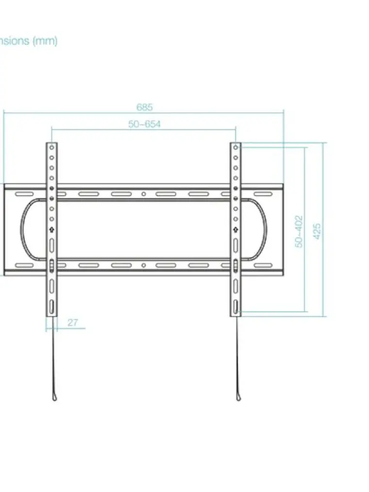 Tooq LP1084F-B Soporte Fijo 32