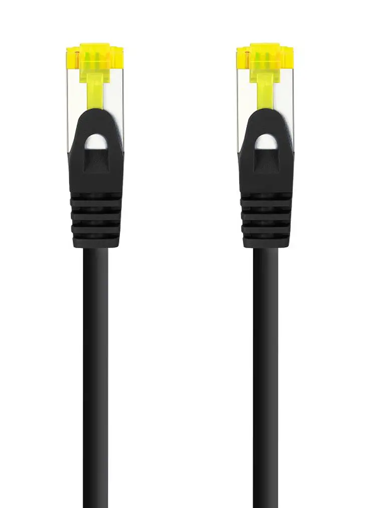 Nanocable Latiguillo LSZH Cat.6A SFTP 25cm Negro 2