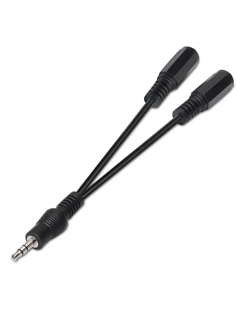 Nanocable Cable Audio Estéreo 2Jack 3.5H Jack 3.5M 2