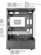 MARS GAMING Caja ATX Ventis FRGB Silence Negro - Miniatura 3