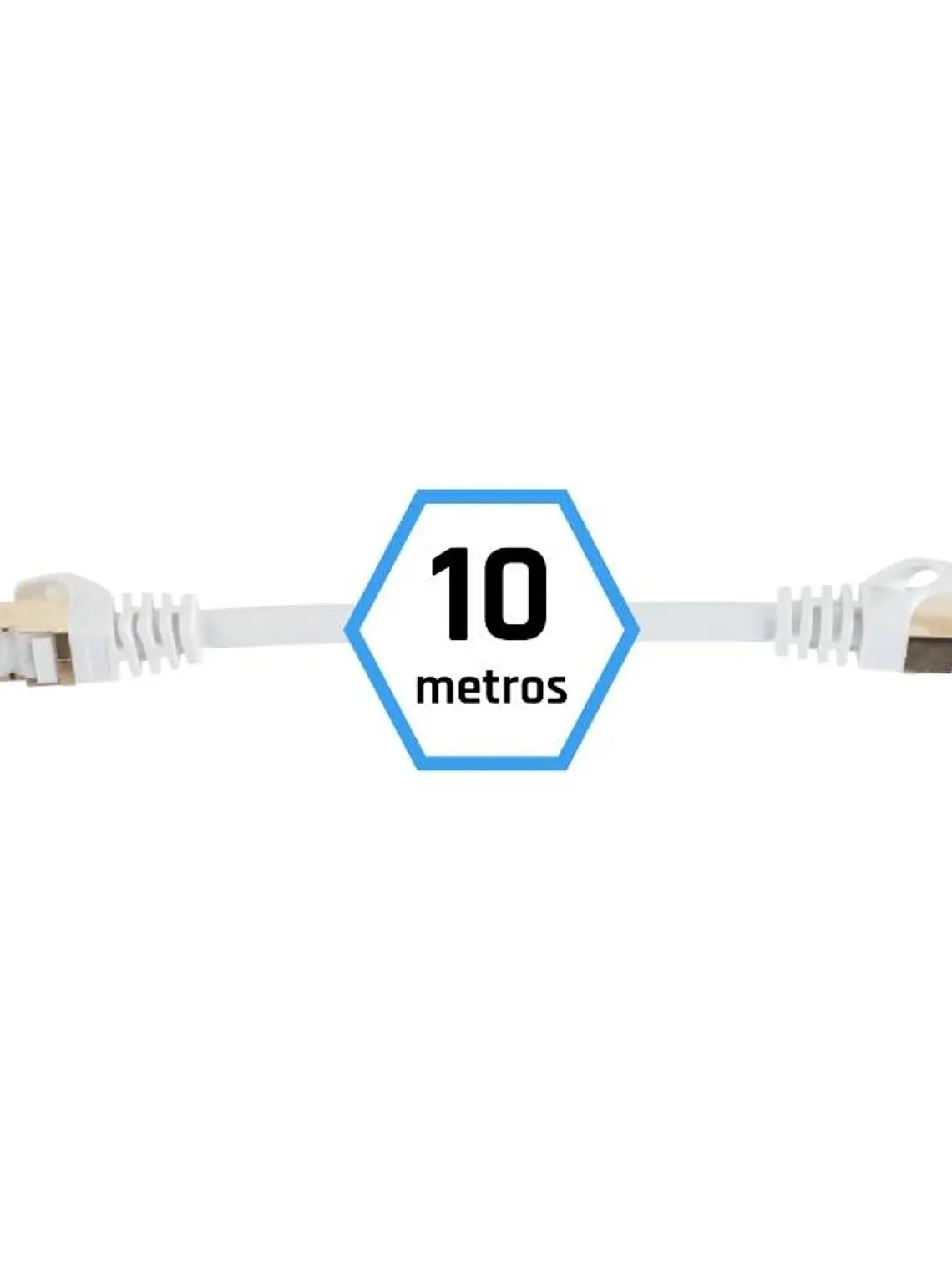 iggual Latiguillo CAT7 SFTP LSZH 10 metros blanco 1