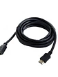 Gembird Cable HDMI (M)-(H)  Ethernet 1.8 Mts Ngr - Miniatura 1