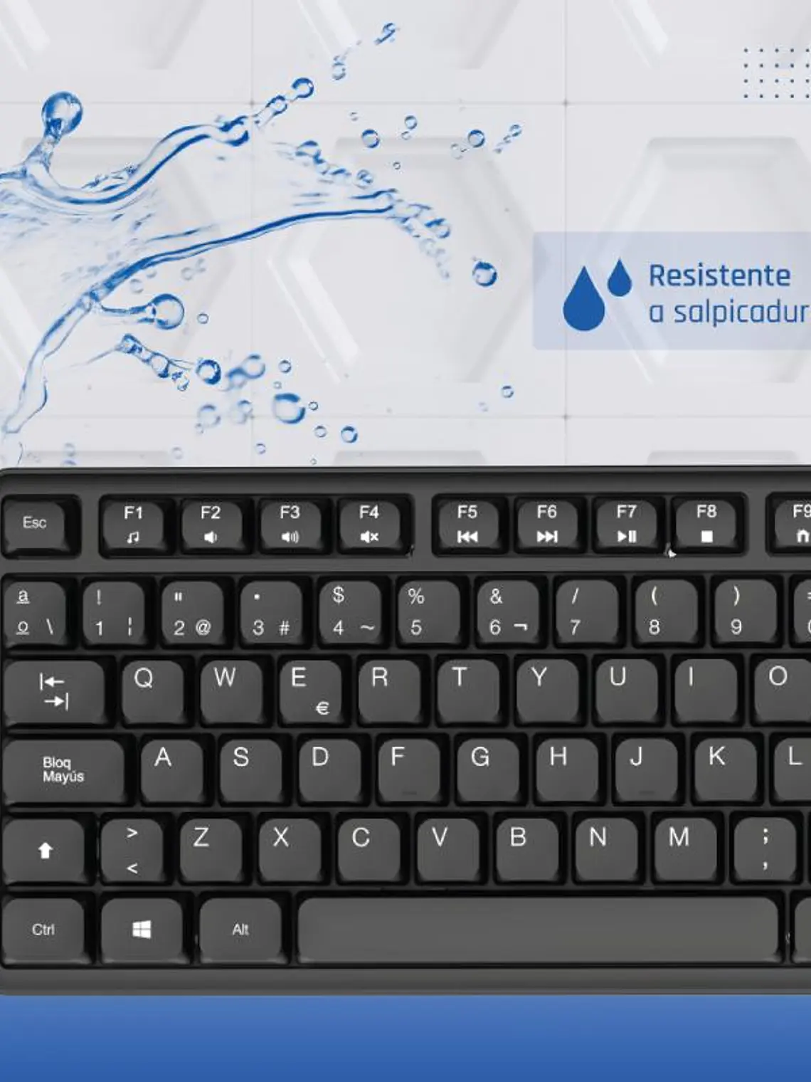 iggual Teclado USB estándar CK-SILENT-105T negro 4