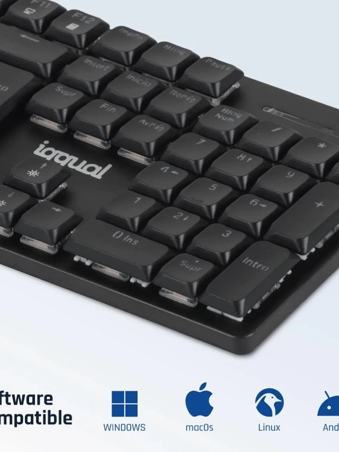 iggual Teclado USB mecánico CK-MECHA-105T negro 4
