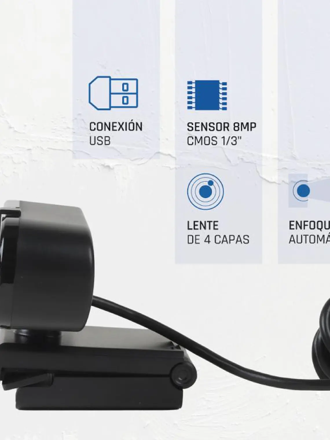 iggual Webcam USB 4K UHD WC3840 Business Pro View 2