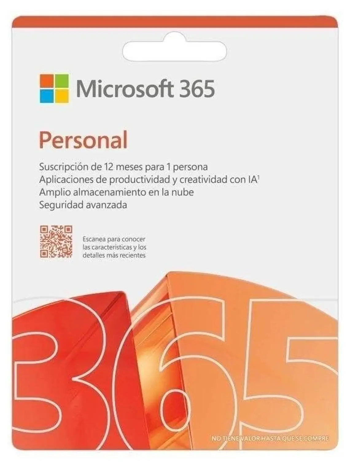 Microsoft 365 Personal 1 año ESD 1