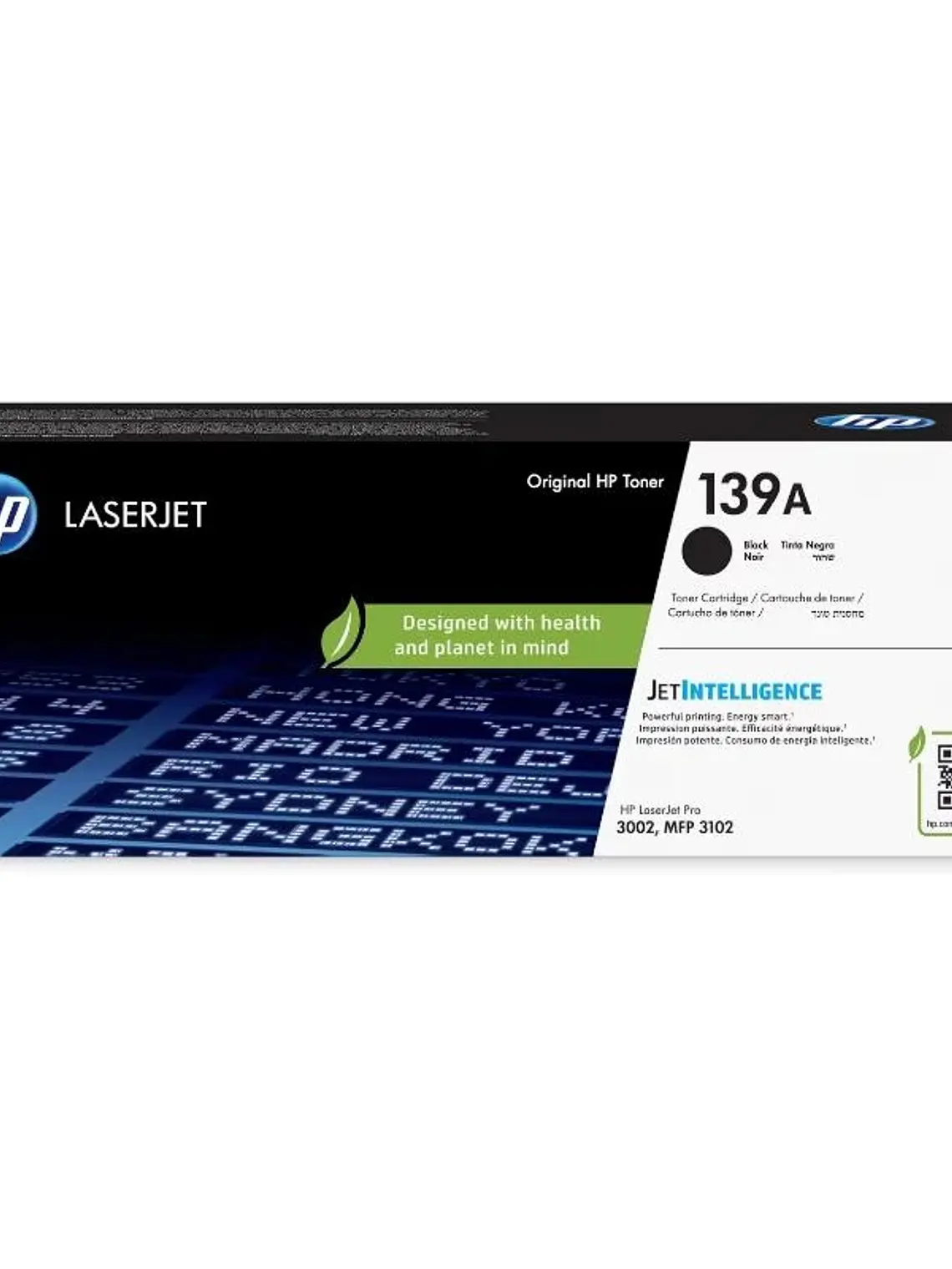 HP Tóner 139 Negro 1