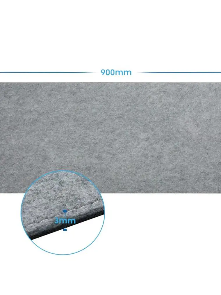EWENT EW3185 Alfombrilla Extra Grande Fieltro 4