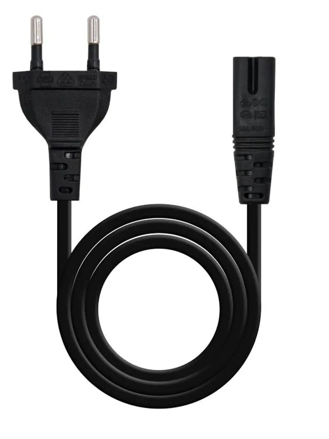 Nanocable Cable Alim. Forma 8 CEE7/16/M-C7/H, 3M 1