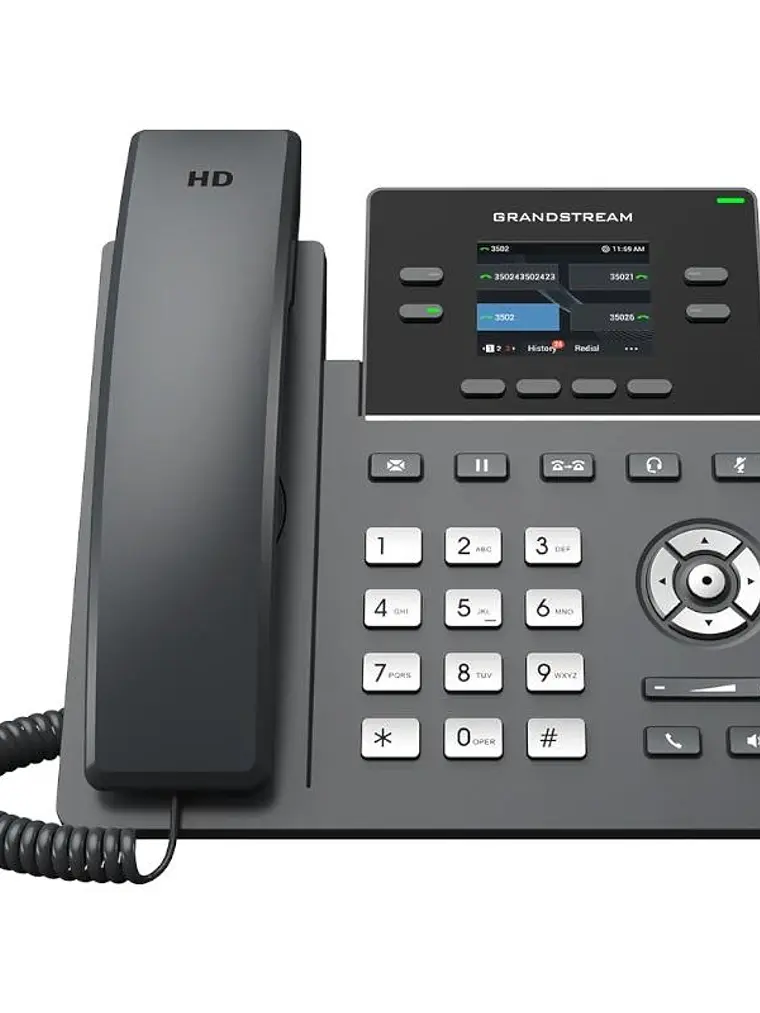 GrandStream IP Phone GRP2612 4 lineas 2x10/100 1