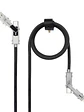 Nanocable Cable USB-C+USB-A/M LIGHTNING+USB-C/M 2M - Miniatura 3