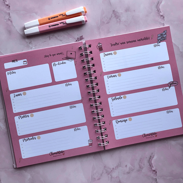 Planner "Busca lo que encienda tu alma" 