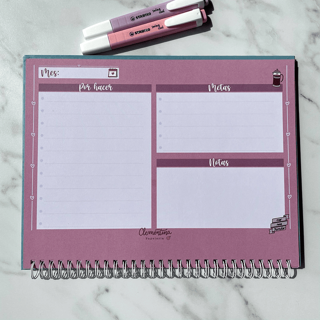 Planner "La valentía" 