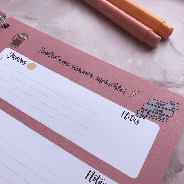 Planner "Busca lo que encienda tu alma" 