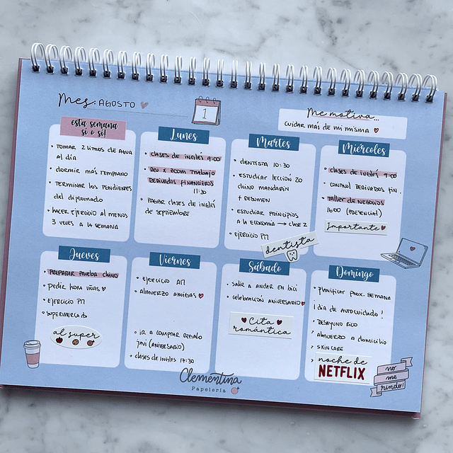 Planner "Olvídate de la preocupación"