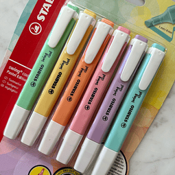 Destacadores pastel - Stabilo swing cool ✨