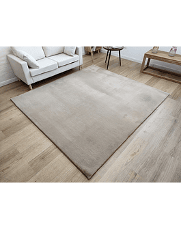 Alfombra Timmy Peluda 200x220 Extra Suave Living Color Taupe
