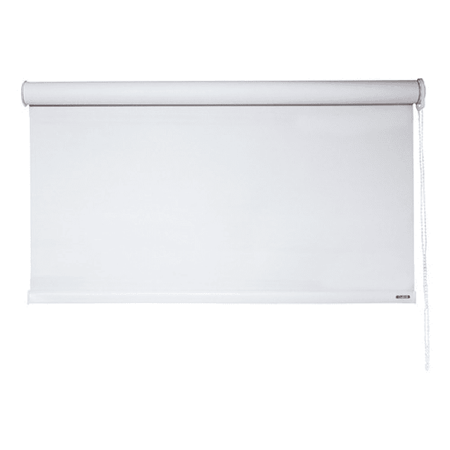 Cortina Roller Blackout Color Blanco 150x160 Clems