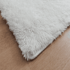 Alfombra Bajada De Cama Shaggy 60x150 Crema Clems