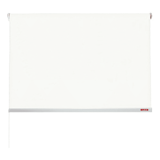 Cortina Roller Blackout 120x190 Color Blanco Invierno Clems