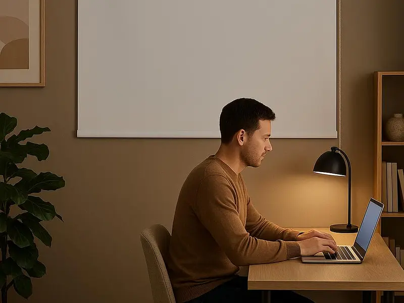 Cortinas para oficina y home office: menos reflejo y más privacidad