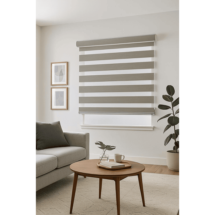 Cortina Roller Duo Blackout Color Lino 1