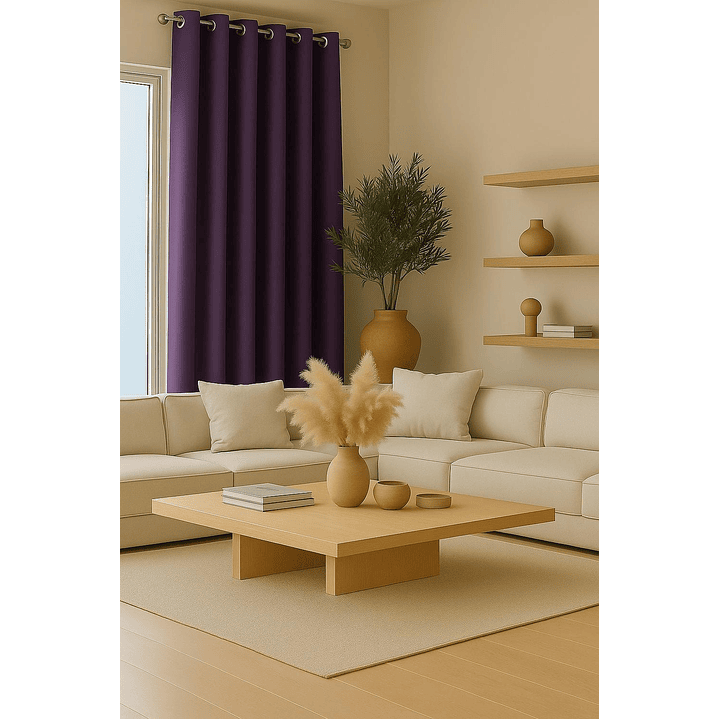 Cortina Engomada Termica 100% Blackout 140X225 60