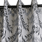 Cortina Blackout Tela Diseño 140x225 – Pack 2 paños Hoja Gris - Miniatura 3