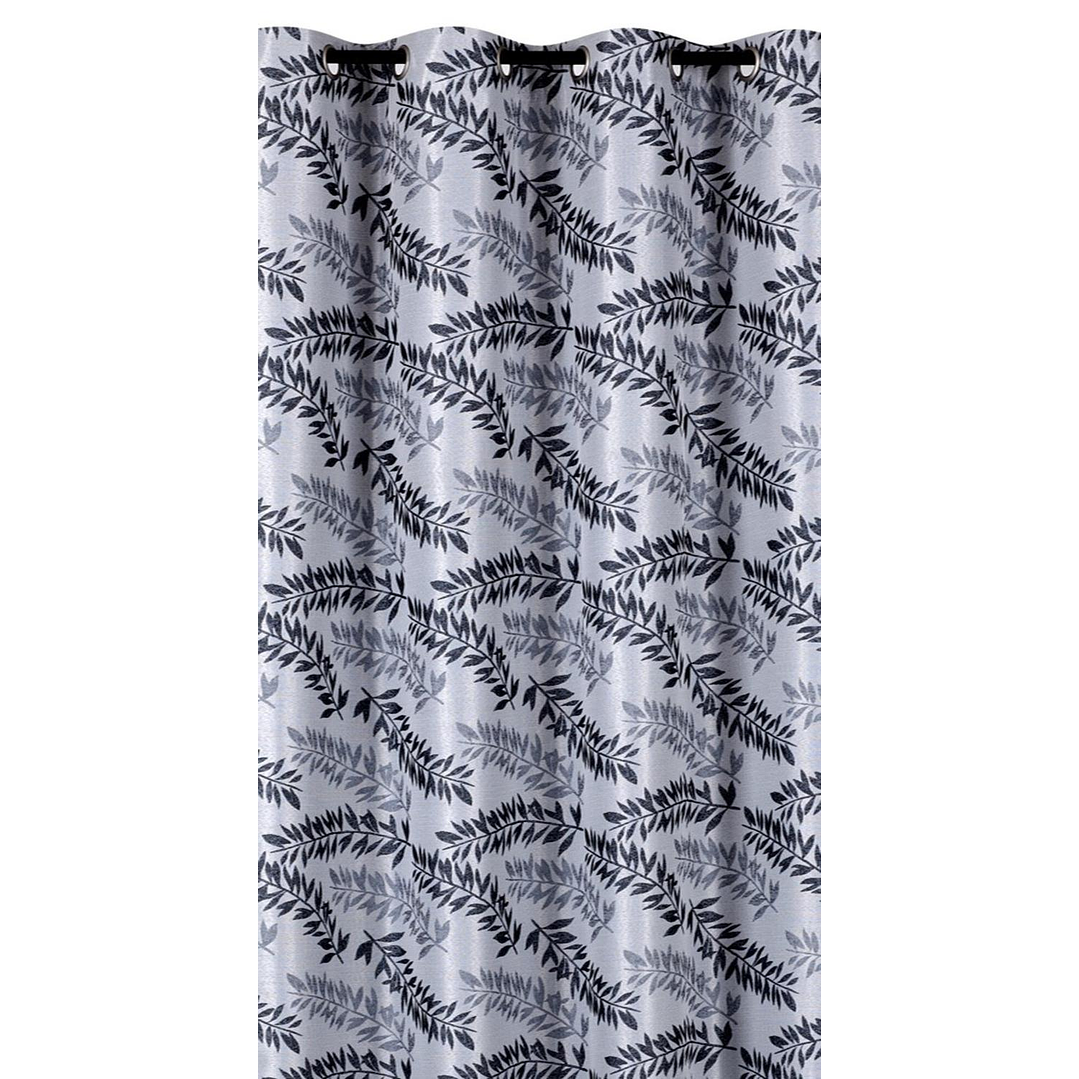 Cortina Blackout Tela Diseño 140x225 – Pack 2 paños Hoja Gris 5
