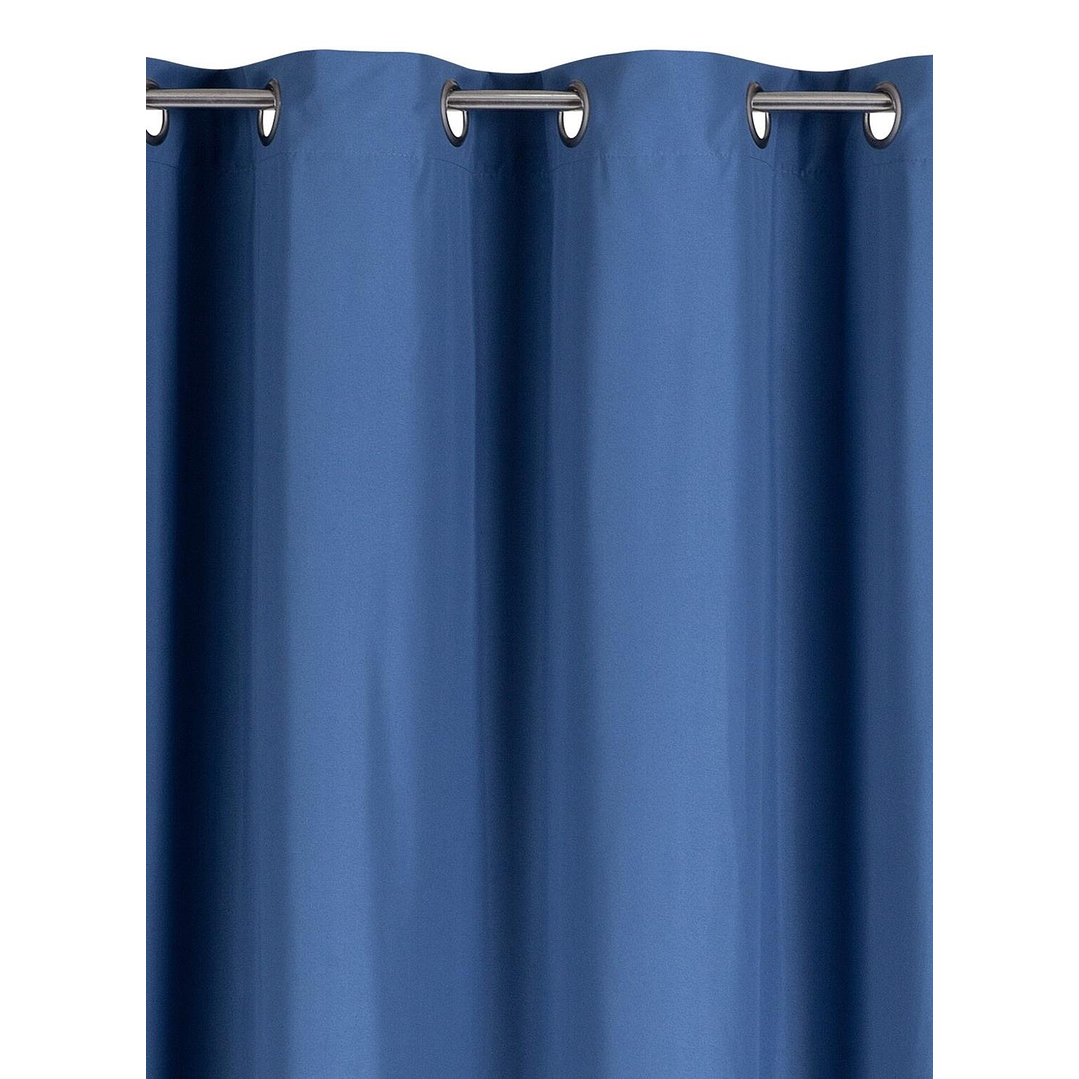 Cortinas Blackout Tela Delgada 140x225 – Pack 2 paños Azul 7