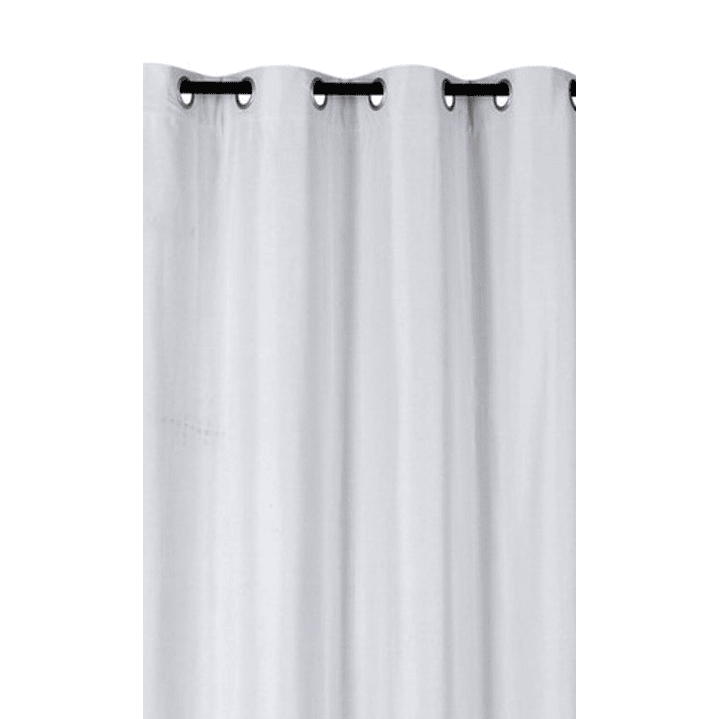 Cortina Blackout Tela Delgada 140x225 – 1 paño Blanco 7