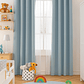 Cortina Blackout Tela Delgada 140x225 – 1 paño Azul Claro - Miniatura 3