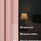 Cortina Blackout Tela Delgada 140x225 – 1 paño Rosa - Miniatura 6