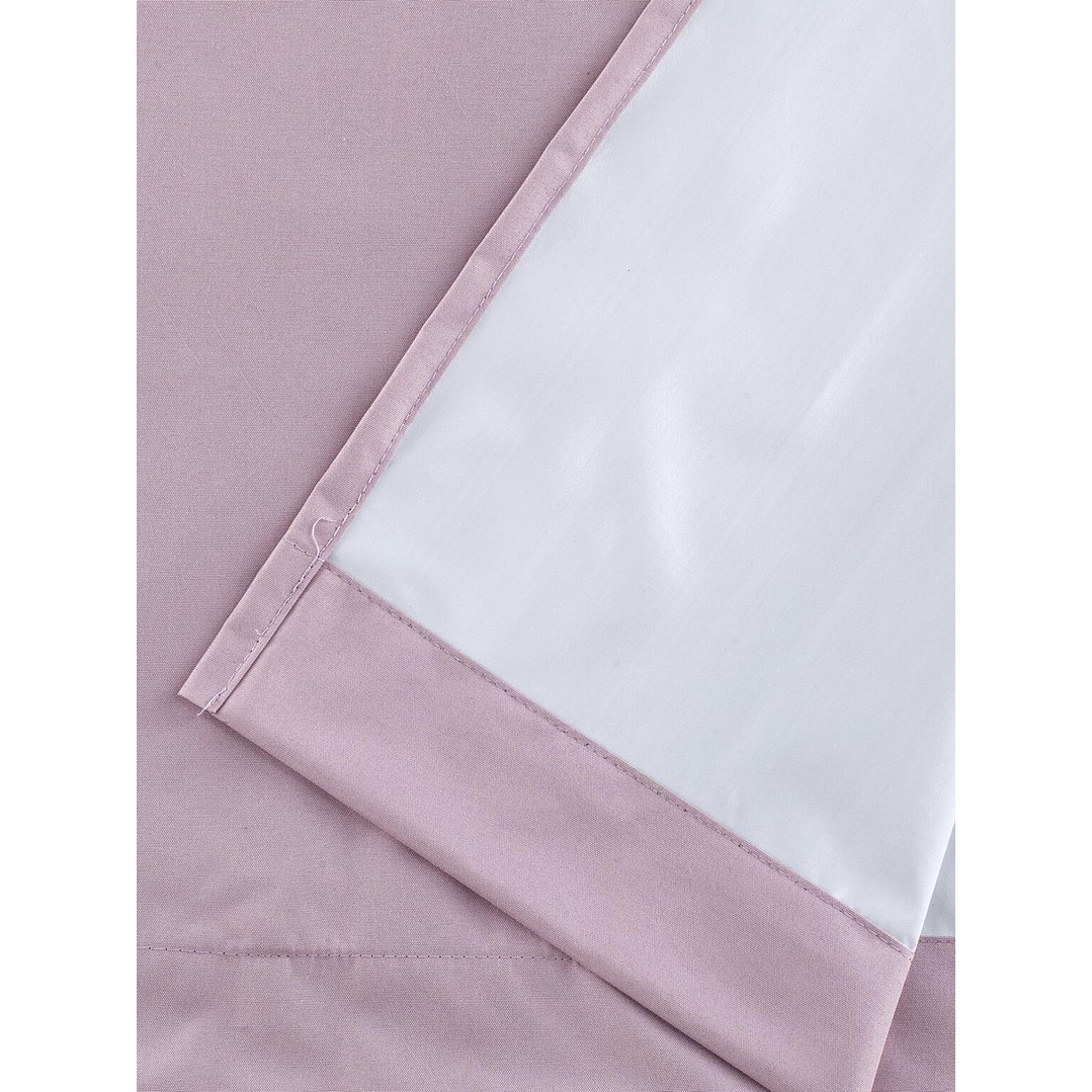 Cortinas Blackout Tela Delgada 140x225 – Pack 2 paños Rosa 8