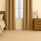 Cortinas Blackout Tela Delgada 140x225 – Pack 2 paños Dorado - Miniatura 1