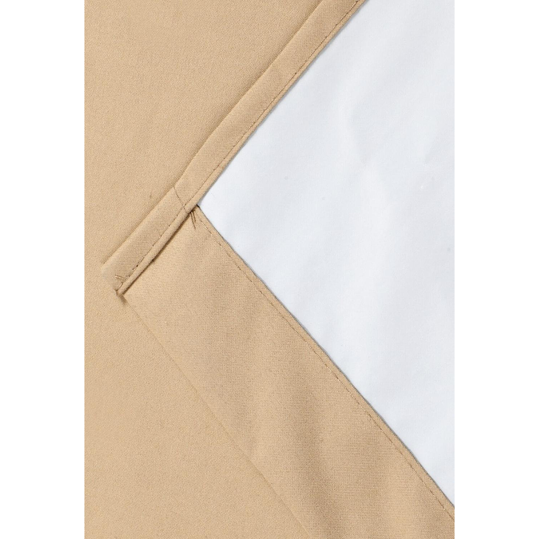 Cortinas Blackout Tela Delgada 140x225 – Pack 2 paños Dorado 8