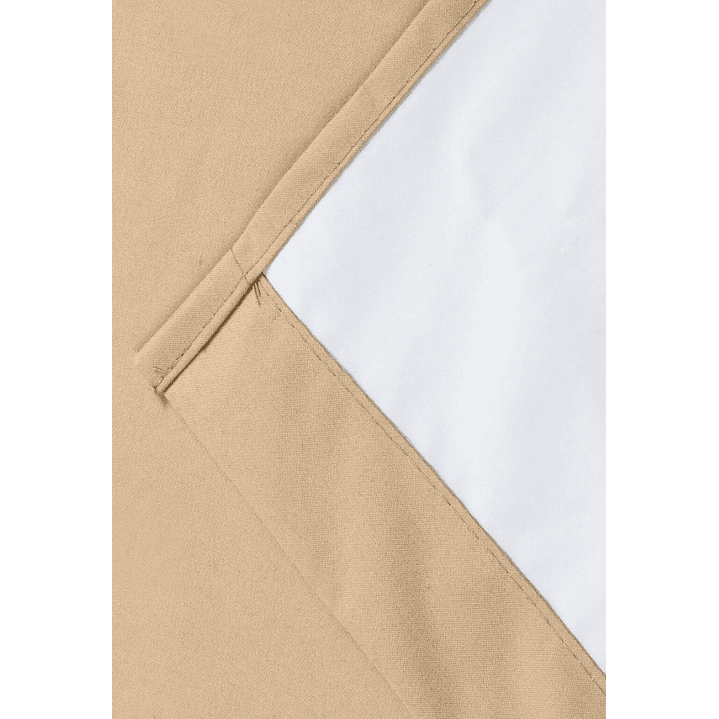 Cortinas Blackout Tela Delgada 140x225 – Pack 2 paños Dorado 8