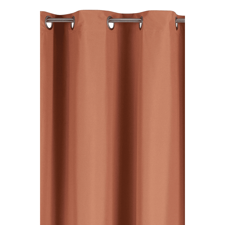 Cortina Blackout Tela Delgada 140x225 – 1 paño Naranjo 7